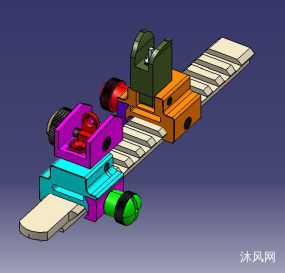 觇孔式瞄具