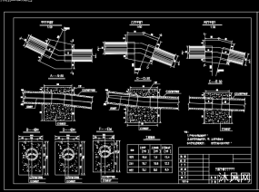 钢筋砼管镇墩、支墩设计图图纸合集的封面图