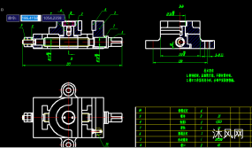 虎钳CAD装配图及零件图