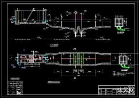 细格栅与平流式沉砂池CAD设计图纸