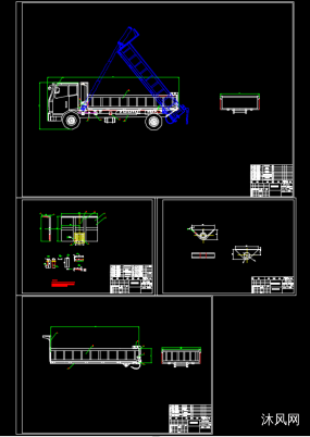 自卸车CAD设计图纸
