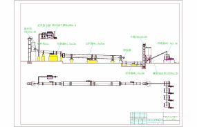 氧化铁红煅烧磨粉生产设备流程图图纸合集的封面图