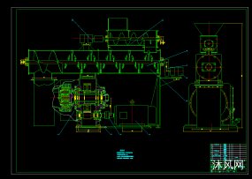 环模制粒机二维CAD图