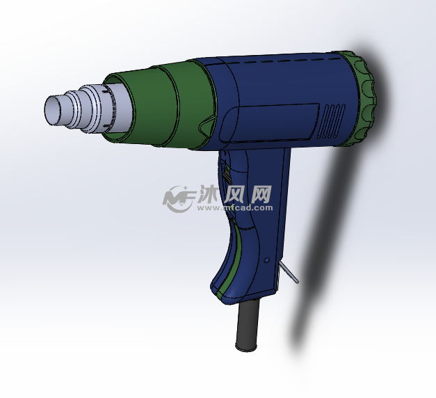 热风装置整体结构的图纸预览图