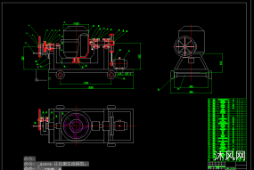 搅拌机CAD二维图