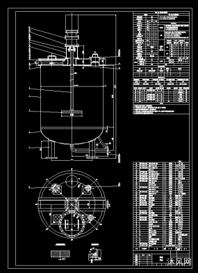 搅拌罐图纸
