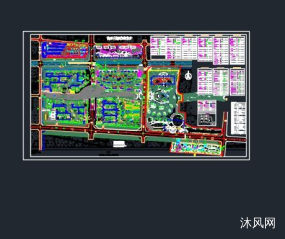 宿州千亩园规划设计平面图图纸合集的封面图