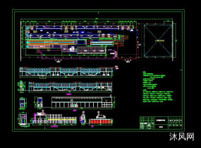 工程车涂装生产线平面布置图图纸合集的封面图