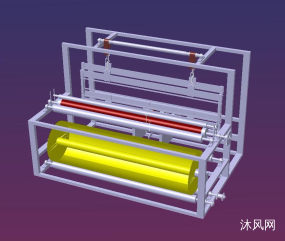 纺织机开口及卷取机构