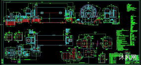MGX3213球磨机总装图(重电、京庆、左装)图纸合集的封面图