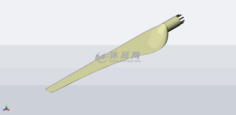 风力发电机叶片的图纸预览图