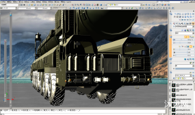 洲际导弹发射车AUTOCAD模型文件