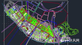 某城市小区及街道规划设计图图纸合集的封面图