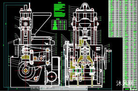 压片机总体CAD图