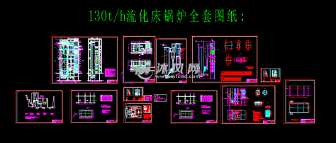 全套的图纸预览图