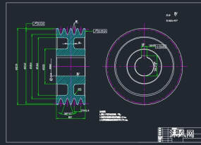 一款带轮CAD图