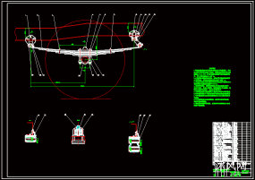 钢板弹簧悬架CAD图纸