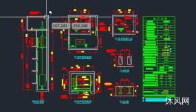 电梯及自动扶梯完整CAD施工图集
