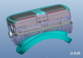 VR虚拟与现实眼镜结构3D模型