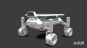 全自动月球车三维设计图