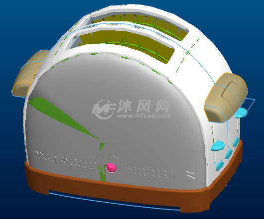 正面的图纸预览图