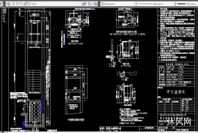 一套电梯的安装CAD图