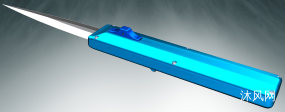 自动收缩结构的弹簧刀设计模型