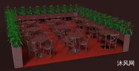 聚会餐厅创意模型图纸合集的封面图