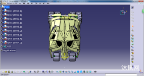 蝙蝠战车CATIA三维模型