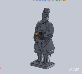 秦代的兵马俑设计模型