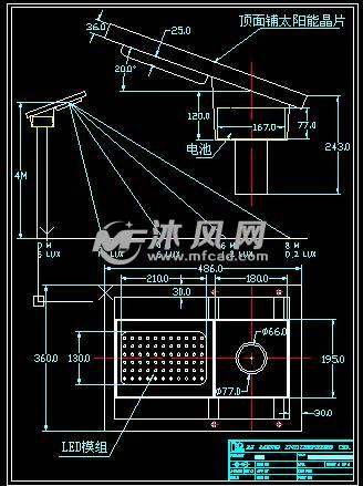 图纸整体布局的图纸预览图