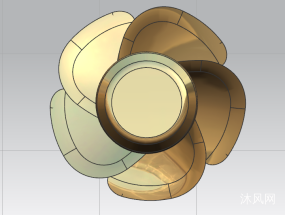 电风扇叶片模型 UG建模图纸合集的封面图