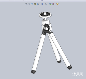 solidworks相机三脚架设计模型