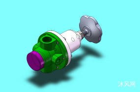 一种用SolidWorks绘制的调压阀