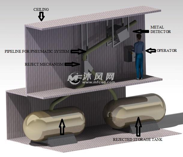 探测器模型图纸的图纸预览图