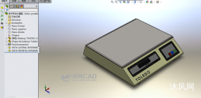 电子称SolidWorks设计模型