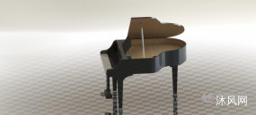 钢琴SolidWorks模型