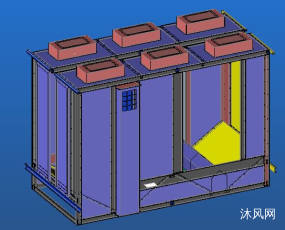 粉末涂料展台设计模型图纸合集的封面图