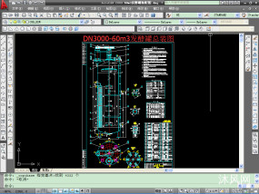 DN3000-60m3发酵罐全套CAD图纸