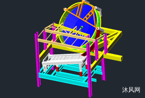 CAD成球盘辊式分类器模型图纸合集的封面图