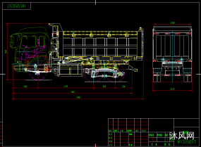 自卸车图纸