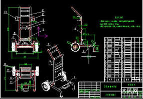 手推车设计图纸