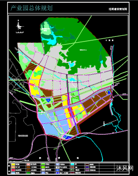 某产业园土地利用规划总图图纸合集的封面图