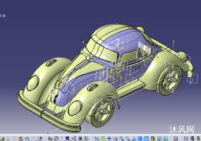 改装大众甲壳虫CATIA绘制模型图纸合集的封面图