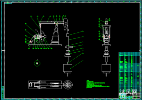 抽油机总装图