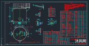 300-10000立方拱顶油罐系列CAD图纸
