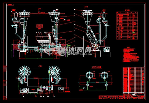 bbd双进双出钢球磨煤机总图的图纸预览图