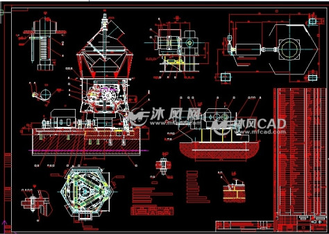 mls3424立式辊磨机总图的图纸预览图