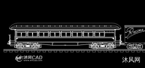 火车CAD平面图纸