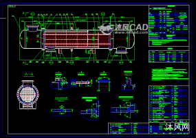 管壳式换热器装配图